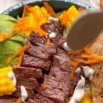 Steak Salad with Blue Cheese Dressing