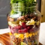 Beef Taco Jar Salad