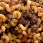 Pasta with Sausages (سجق)