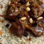 Beef Shanks with Basil Rice & Toasted Nuts
