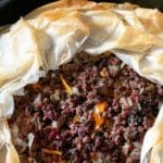 Phyllo Pie With Beef And Cheese