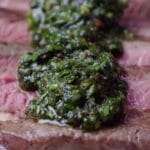 Steak & Creamy Mashed Potatoes with Chimichurri Sauce
