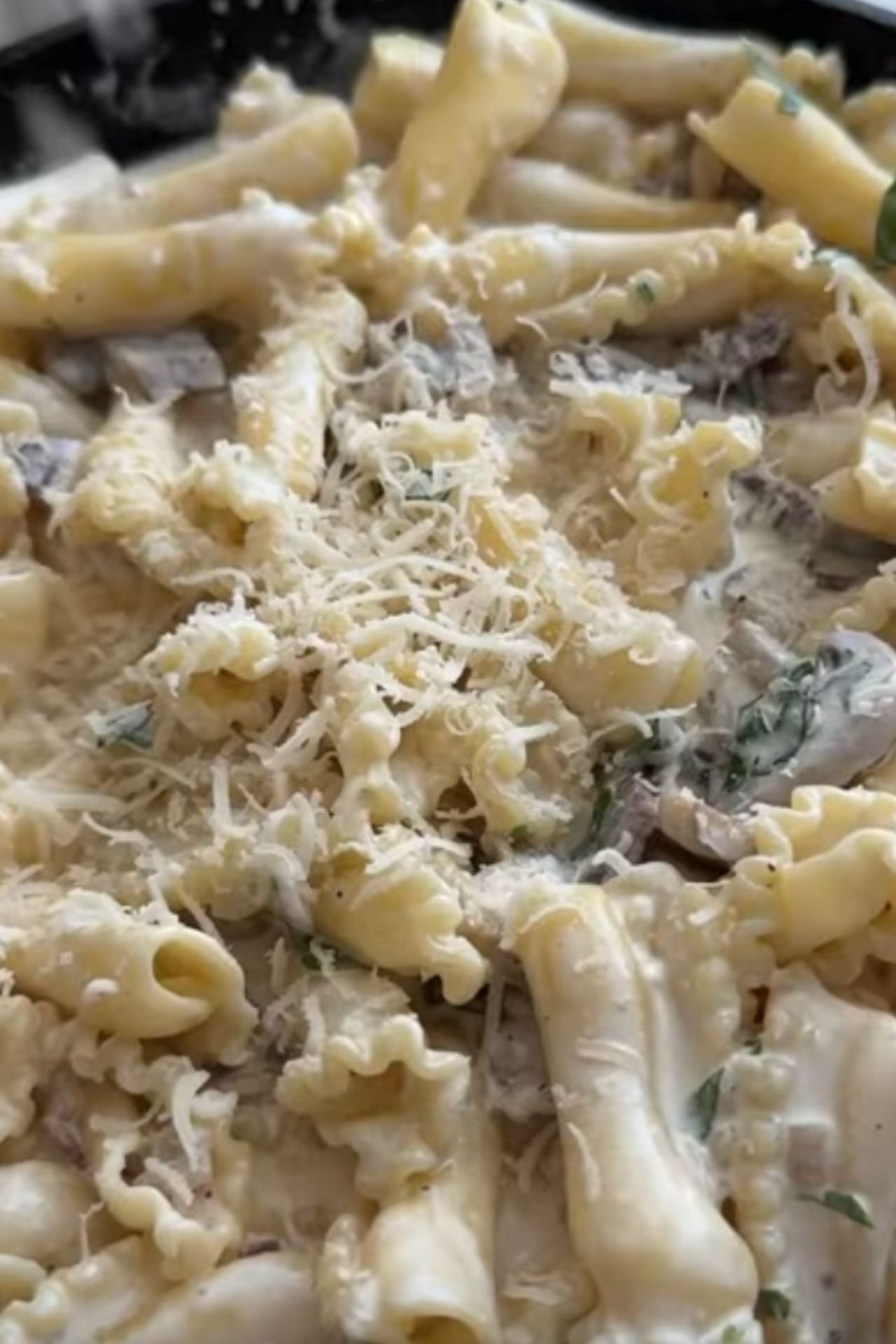 creamy mushroom pasta