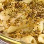 Pasta with Potato Sauce & Roasted Breadcrumbs