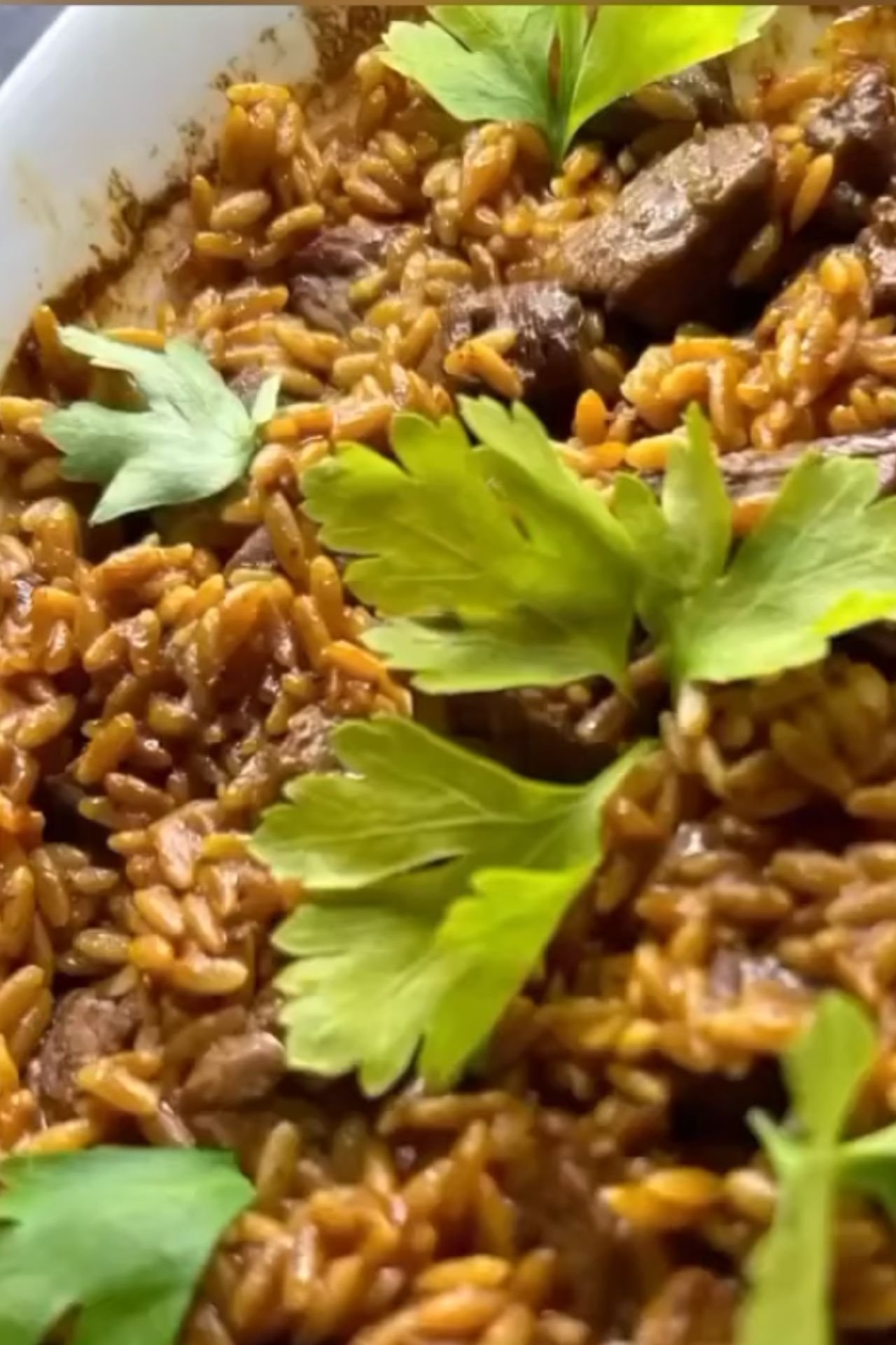 Beef Orzo Casserole - Kitch