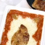 Egyptian Fattah with Garlic and Tomato Sauce