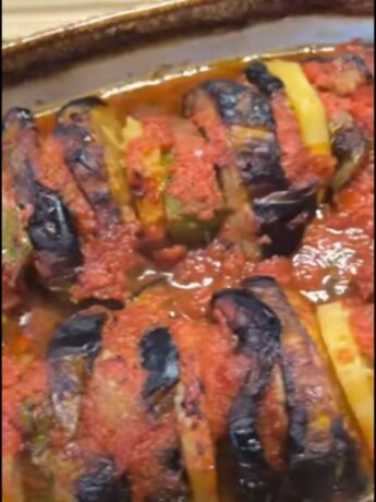 Baked Eggplant and Beef Casserole