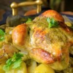 دجاج وبطاطس مخبوزة في كيس حراري