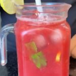 Refreshing Watermelon and Strawberry Juice