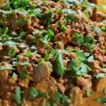 Minced Beef Stroganoff with Mushrooms