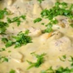 Chicken with Mushroom & Mustard Sauce