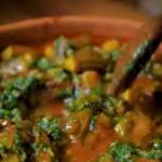 Air Fried Okra with Meat (Bamya)