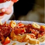 Vine Leaf Pasta with Fatteh Sauce