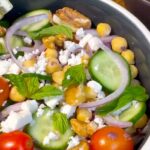 Hummus Greek Salad