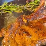 Rib-eye Steak with Homemade Rosemary Salt
