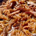 Beef Slices with Pomegranate Molasses & Caramelized Onion