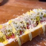 Hotdog Bun With Exotic Mango Mayo