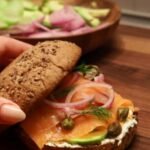 Smoked Salmon Sandwich with Cream Cheese