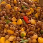 Lentil Salad with Pomegranate Dressing
