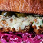 Garlic Parmesan Fried Chicken Sandwich