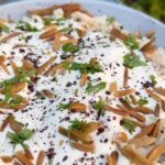 فتة الدجاج بالزبادي