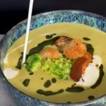 Broccoli Soup with Basil Oil