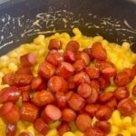 Mac n Cheese with Hot Dogs