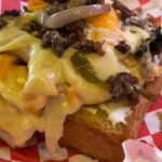 Minced Beef and Cheese Sandwich